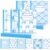 6 Packs 112 Pages Composition Notebook for Back to School 7-1/2″ x 9-3/4″