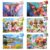 6 Packs 20 Large Piece Puzzles for Seniors with Dementia│Alzheimer’s Puzzles Memory Cognitive Games Easy Jigsaw Puzzles for Elderly Seniors with 6 Storage Bags(Animal)