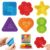 6 Pack Textured Silicone Sensory Stickers,Calming Quiet Fidget Toy with Guided Breathing Shapes,Anxiety Relief Adhesive Desk Strips for Autism & ADHD,Soft-Touch Stress Relief for Classroom,Home,Office