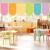 6 Pack Vibrant Pastel Classroom Curtains 24 x 35 inch Fabric Window Decor