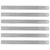 6 PCS 12 Inch Metal Ruler, Stainless Steel Measuring Rulers for Drawing