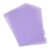 6 Pcs A5 Binder Dividers 6 Ring, Pastel Purple Clear Binder Divider Index