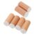 6pcs Animal Footprint Stamps Wood Rubber Stamp Kit for Crafts