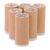 6pcs Animal Footprint Wooden Rubber Stamps Zoo Craft Set