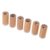 6pcs Animal Footprint Wood Rubber Stamps Kit for Crafting