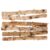 6pcs Birch Wood Crafting Sticks for DIY Rustic Cuttable Branches