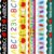 6 Pcs Bulletin Board Borders Pencil Print Border Trim Decorative Sticker Bulletin Border Trim for Classroom Decorations
