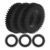 6pcs Cash Counter Machine Gear Wheel Black Plastic Replacement Part