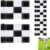 6 Pcs Checkered Golf Flags 8×6 Inch – 420D Nylon Portable Training Target Flag with Tube Inserted Mini Practice Putting Green for Garden Yard Indoor Outdoor(Black and White)