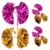 6pcs Cheerleading Pompom with Handle Pet Sports Event Spirit Accessory