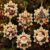 6PCS Christmas Ornaments DIY Pearl Diamond Art Kits for Adults (Color B)