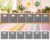 6Pcs Classroom Cabinet Curtains for Shelves 24.4 X 24 Inch Black White Back to School Self Adhesive Curtains Black White Striped Curtain for School Bookshelf Home Daycare Primary Playroom Privacy
