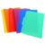 6pcs Colored Pp File Folders Organizer for Documents A4 Office Use