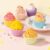 6PCS Cupcake Bubble Bath Bombs 6 Scents Natural Foaming Bath Fizzies