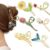 6 Pcs Cute Flower Hair Claw Clips for Women 4.3 Inch Large Butterfly Tulip NonSlip Barrettes Strong Hold Fashion Hair Accessories Clamps for Girls with Long Curly Thick Thin Hair