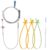 6 Pcs Drain Cleaning Tool Kit for Clogged Sink, Shower, Bathtub, Toilet, Flexible 55.1 in Snake, 24.2 in Grabber Reacher, 20.3 in Hair Catcher, 28.0 in Pipe Brush