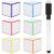 6 PCS Dry Erase Foam Dice, Blank EVA Dice with Colorful Edges and Reusable Writing Surface, Includes Black Marker, Great for Custom Games, Class Activities, and Learning Use at Home