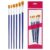 6 Pcs Flat Paint Brushes Set, Synthetic Nylon Hair Artist Brushes for Acrylic, Watercolor, Oil Painting, Flat Head Painting Brushes for Young Artist, Ideal for Broad Color Coverage