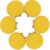 6 Pcs Flexible Waterproof Floor Cushs for Classroom Easy to Clean 14”x2” Soft Cushs for Kids Ideal for ning Daycare Yoga Mtat