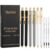 6Pcs Gel Pens-0.5mm Fine Point Black Ink with 3 Extra Refills, Soft Comfortable Grip,Smooth Fluent Writing,Retractable Design for Men Journal,Business Office and Nurse Note Taking (Black Gray White)