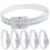 6Pcs Head Circumference Tape 24″ 60cm Flat Measuring Ruler for Baby Head