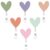 6PCS Heart Badge Reel, Cute Nurse Badge Reels Retractable Id Holder with Alligator Clips Gift for Medical Nurses, Hospital, Students, Teachers, and More (6)