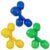 6PCS Kids Dumbbells Set, Weights for Kids Sound-Making Sensory Toys Lightweight Plastic Dumbbells, Yellow/Green/Blue