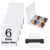 6PCS Laminator Carrier Sleeves Anti-Jam Reusable Sheets-Letter Size