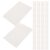 6pcs Loose Leaf Notebook Refill Paper with Lined Grid Pages A5 White