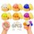 6PCS Mini Dumpling 2.0 Squishy Toys, Dumpling Fidget Squishy for Kids Adult