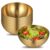 6 Pcs Mixing Bowls Salad Bowls, 5.9 in Stainless Steel Fruit Snack Key Bowl Set, 23.7 fl oz Gold Serving Bowls, Stackable for Storage, Easy to Clean, Versatile Ramen Bowls