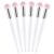 6 PCS Mushroom Makeup Sponge with Handle Small Concealer Sponge Brush
