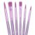 6PCS Nylon Paint Brushes Watercolor Acrylic Paint Brush Set Purple