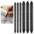 6 Pcs Oil Pastel Blending Tools for Drawing, Dual Tip Reusable Sketch Rubbing Sponge Pen Washable Blending Stumps Soft Sponge Brush for Artist Professional Drawing(Pointed and Round)