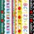 6 Pcs Pencil Printed Bulletin Board Border Trim Sticker