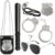 6Pcs Police Pretend Play Toys Set,Kids Detective Set Accessories,Police Officer Costumes with Sunglasses,Badges,Handcuffs,Police Baton,Whistle for Kids