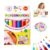 6PCS Popcorn Pens 3D Puffy Drawing Kit Bubble Art Markers for Crafts