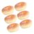 6pcs Pu Fake Donut Props Realistic Artificial Doughnut Model