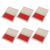 6pcs Red Quick Dry Ink Pad for Footprint and Handprint Keepsakes Large
