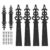 6Pcs/Set Garage Door Handle Hinges, Decorative Garage Door Hardware Kit for Garage Door Barn Door Hinge
