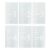 6Pcs / Set Geometric Drawing Rulers Stencil Scale Templates Growth Chart Rulers Scale Stencil for Wall