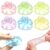 6 Pcs Squishy Toy, Cute Stress Balls for Adults, Sensory Fidget Toys Stress Squishy Dumpling Hand Toys for Anxiety Relief, Birthday Gifts