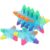 6pcs Star Shape Fluorescent Highlighter Marker, Pp, Five Point Star