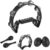 6 Pcs Tambourine Set, Half Moon Tambourine with Metal Jingles and Maracas Egg Shakers for Adults, Handheld Percussion Musical Instruments for Beginners, Parties, Music Classes