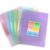 6Pcs Thickened Candy Color File Sleeves Presentation Organizer File Folder with Side Open Clamp File folders
