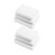 6pcs White Artificial Book Prop Stack for Shelf Styling and Display