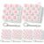 6 Pcs White Cat Paw Keyboard Fidget Toys for Adults Clicky Keyboard Clicker Fidget for Autism ASMR Work Stress Relief Button Finger Clicker for Office School Travel Anxiety Keyboard Keychain Gift