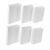 6pcs White Faux Books Decorative Book Stack Modern Shelf Display