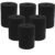 6 Pieces Black Cup Turner Foam Flexible Sponge Inserts for 10oz-40oz Skinny Common Crafting Work with 3/4 Inch PVC Pipe Black Cup Turner Foam
