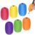 6 Pieces Pen Grips, Egg Pen Pencil Holder Handwriting Grips Pen Stylus Foam Grips Writing Aid Soft Cushioned Foam for Handwriting Drawing Preschool Supplies Right or Left Hand Use